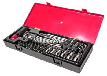 9 549 р. Набор инструментов TORX,HEX (ключи,головки с насадками) 40 предметов в кейсе JTC JTC TOOLS CO., LTD jtc-k1401  с доставкой в г. Керчь. Увеличить фотографию 1