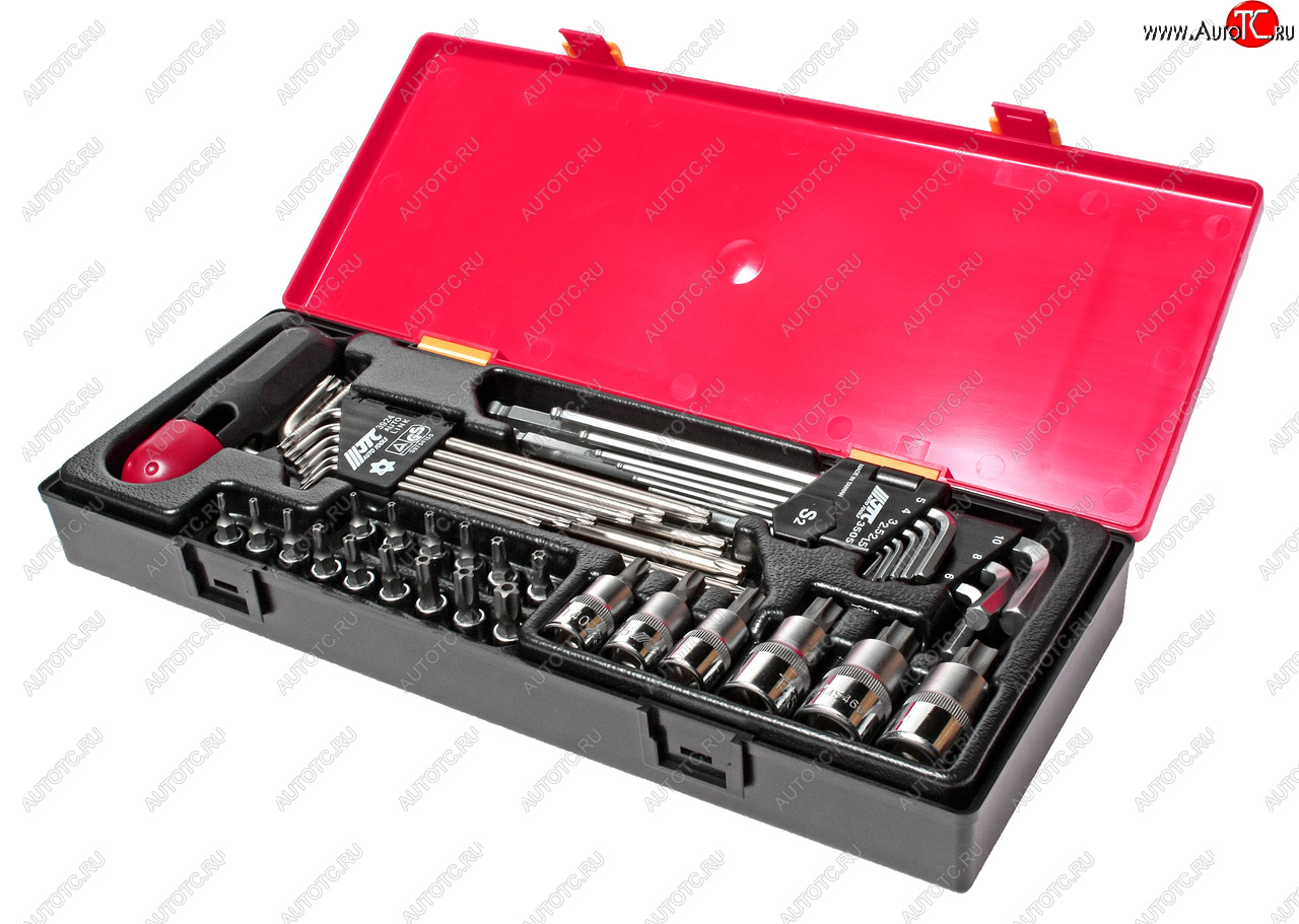 9 549 р. Набор инструментов TORX,HEX (ключи,головки с насадками) 40 предметов в кейсе JTC JTC TOOLS CO., LTD jtc-k1401  с доставкой в г. Керчь