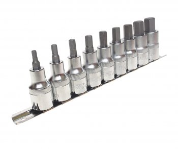 4 949 р. Набор бит-головок 12 HEX H4-H14 9 предметов JTC JTC TOOLS CO., LTD jtc-h409h  с доставкой в г. Керчь. Увеличить фотографию 1