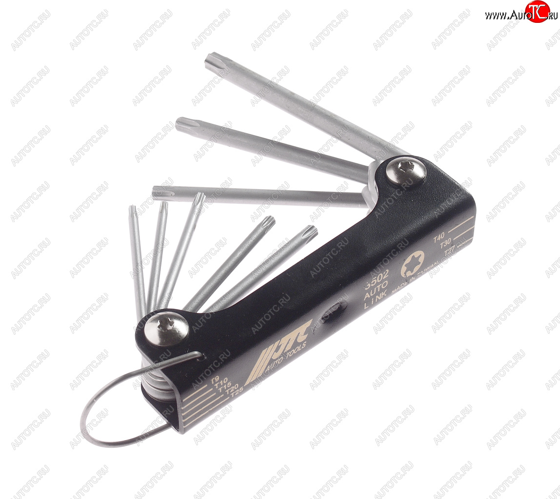 969 р. Набор ключей TORX T9-T40 складных 8 предметов JTC JTC TOOLS CO., LTD jtc-3502  с доставкой в г. Керчь