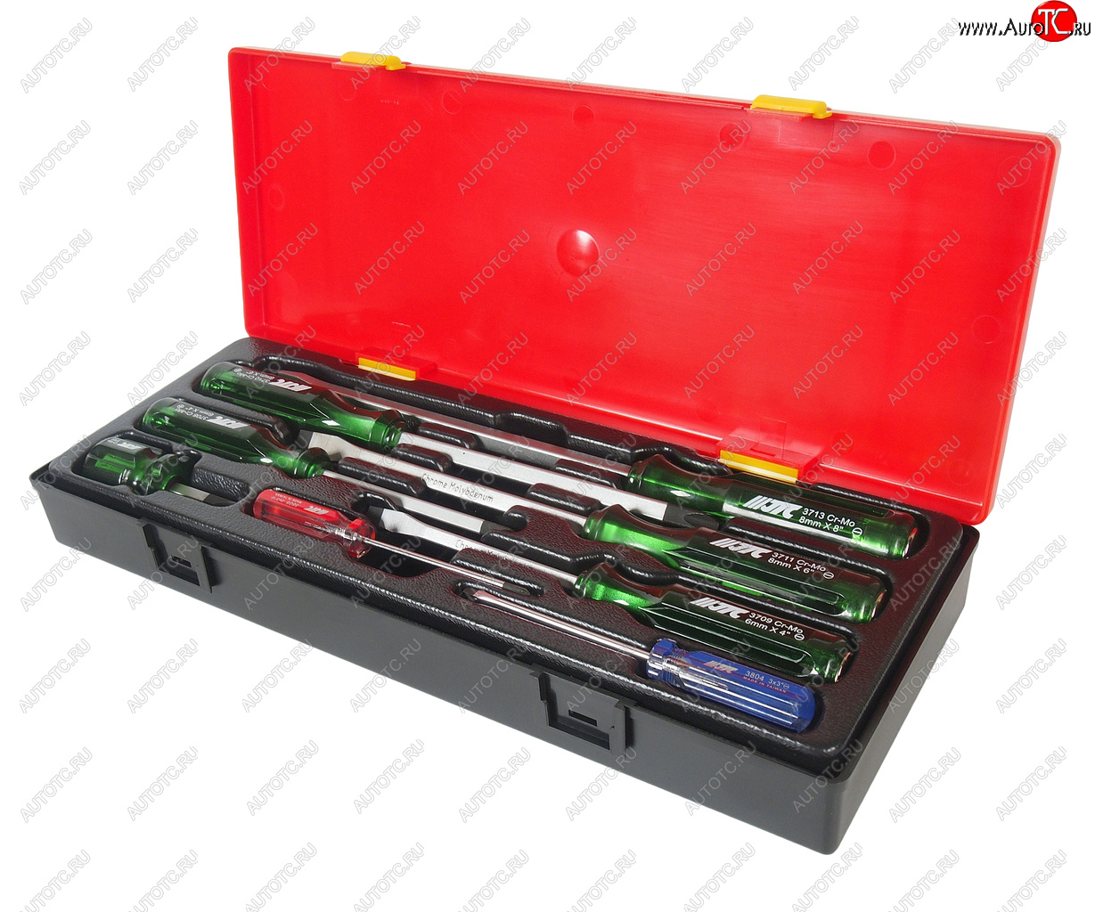 4 949 р. Набор отверток со сквозным стержнем 8 предметов в кейсе JTC JTC TOOLS CO., LTD jtc-k7082  с доставкой в г. Керчь