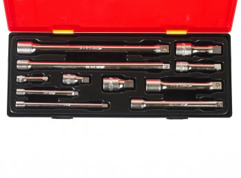 6 599 р. Набор удлинителей 14,38,12 11 предметов в кейсе JTC JTC TOOLS CO., LTD jtc-k1111  с доставкой в г. Керчь. Увеличить фотографию 2