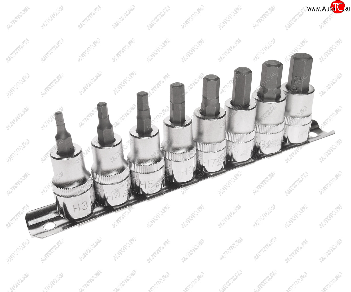 2 899 р. Набор бит-головок 38 HEX H3-H10 8 предметов JTC JTC TOOLS CO., LTD jtc-h308h  с доставкой в г. Керчь