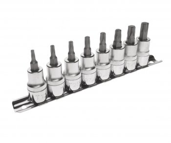 2 759 р. Набор бит-головок 38 TORX T15-T50 8 предметов JTC JTC TOOLS CO., LTD jtc-h308t  с доставкой в г. Керчь. Увеличить фотографию 1