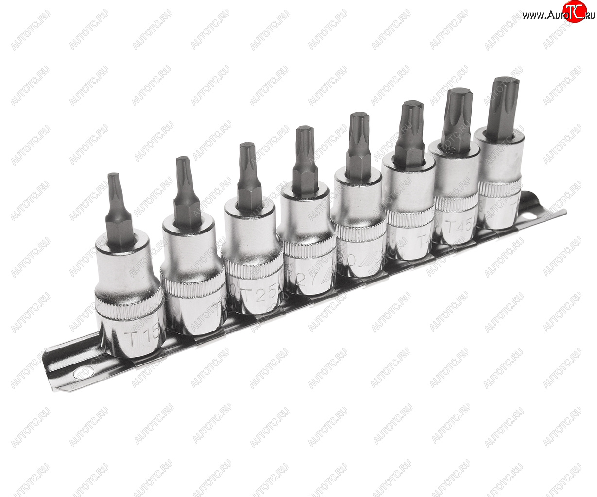 2 759 р. Набор бит-головок 38 TORX T15-T50 8 предметов JTC JTC TOOLS CO., LTD jtc-h308t  с доставкой в г. Керчь