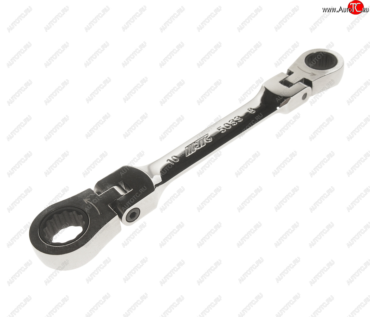 2 899 р. Ключ накидной 8х10мм трещоточный шарнирный L=125мм JTC JTC TOOLS CO., LTD jtc-5033  с доставкой в г. Керчь