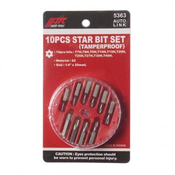 699 р. Набор бит 14 TORX T7H-T40H с отверстием 10 предметов в кейсе JTC JTC TOOLS CO., LTD jtc-5363  с доставкой в г. Керчь. Увеличить фотографию 1