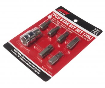 799 р. Набор бит 12 TORX Т25-55 7 предметов JTC JTC TOOLS CO., LTD jtc-5366  с доставкой в г. Керчь. Увеличить фотографию 2