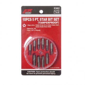 849 р. Набор бит 14 TORX ТS08-TS50 10 предметов в боксе JTC JTC TOOLS CO., LTD jtc-5362  с доставкой в г. Керчь. Увеличить фотографию 1