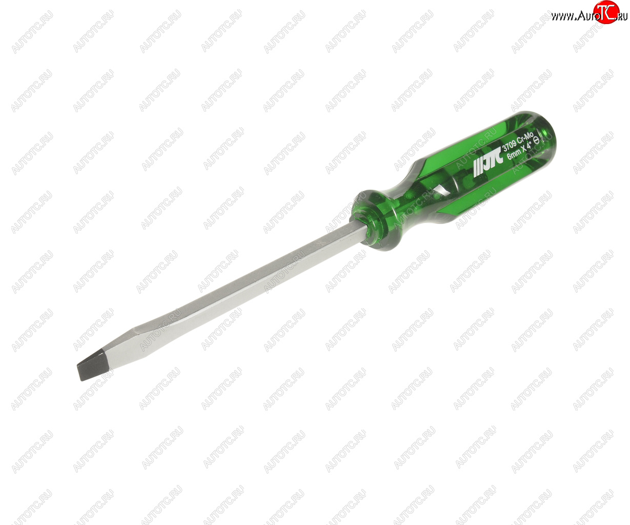 299 р. Отвертка шлицевая SL 6.0х100мм со сквозным стержнем (сталь Cr-Mo) JTC JTC TOOLS CO., LTD jtc-3709  с доставкой в г. Керчь