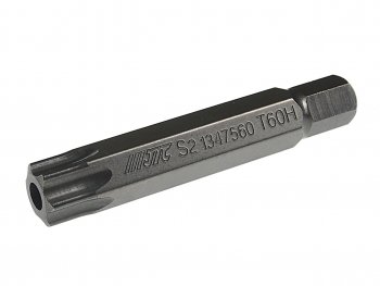 Бита TORX Т60Hх75мм 10мм удлиненная S2 JTC JTC TOOLS CO., LTD jtc-1347560