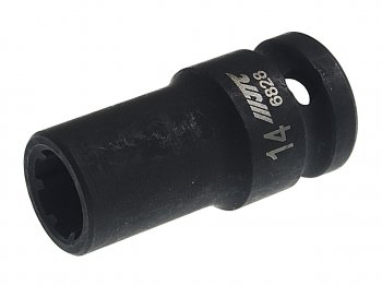 1 099 р. Головка для суппортов 12 DR 7PTх14мм (AUDI A5,A6L,Q5,Q7) L=50мм JTC JTC TOOLS CO., LTD jtc-6828  с доставкой в г. Керчь. Увеличить фотографию 1