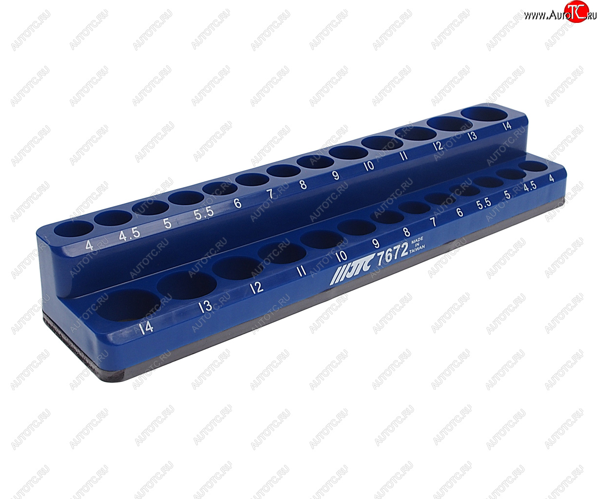 1 499 р. Держатель головок 14 235x55x35мм магнитный 26шт. JTC JTC TOOLS CO., LTD jtc-7672  с доставкой в г. Керчь