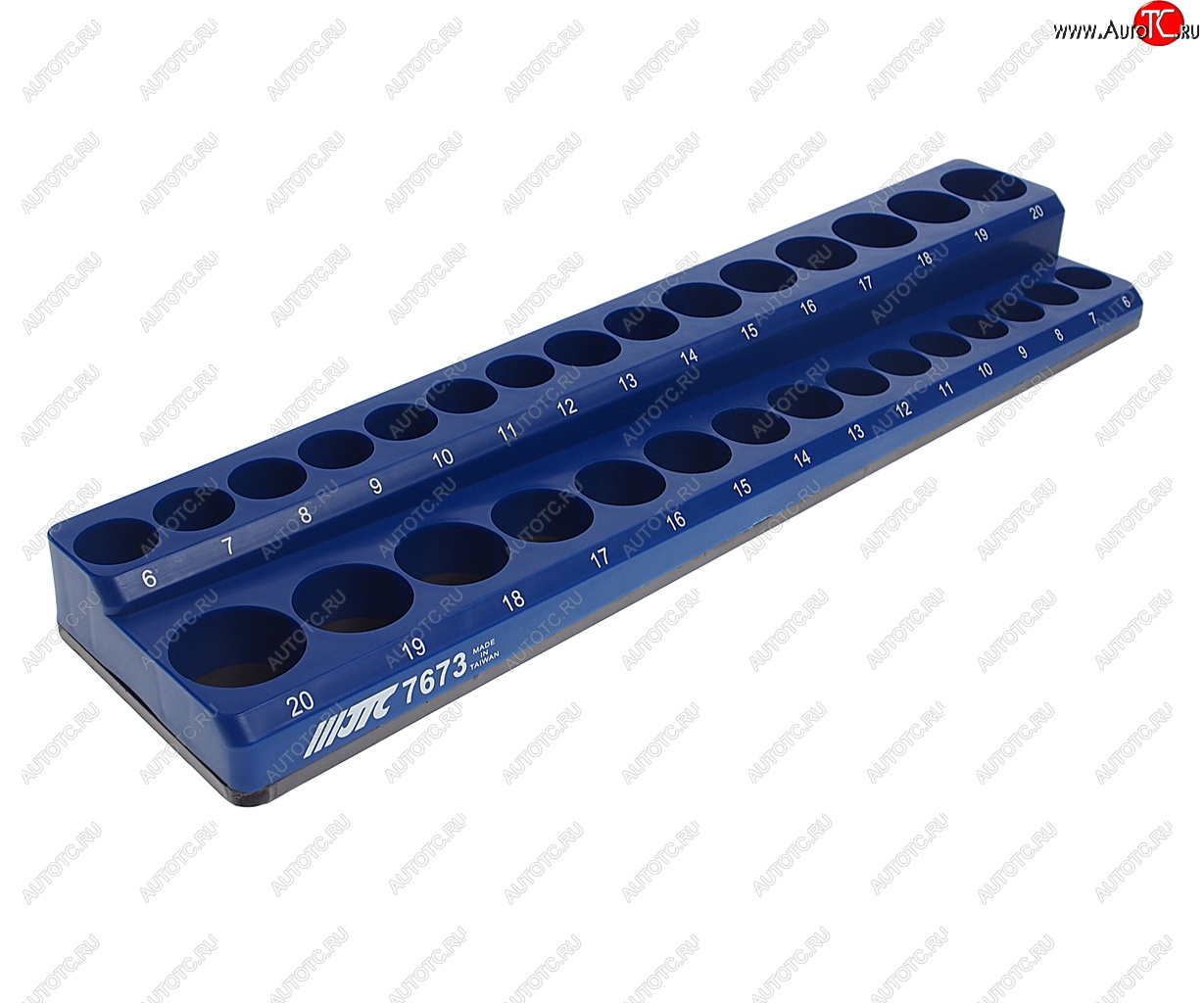 2 899 р. Держатель головок 38 360x85x34мм магнитный 30шт. JTC JTC TOOLS CO., LTD jtc-7673  с доставкой в г. Керчь