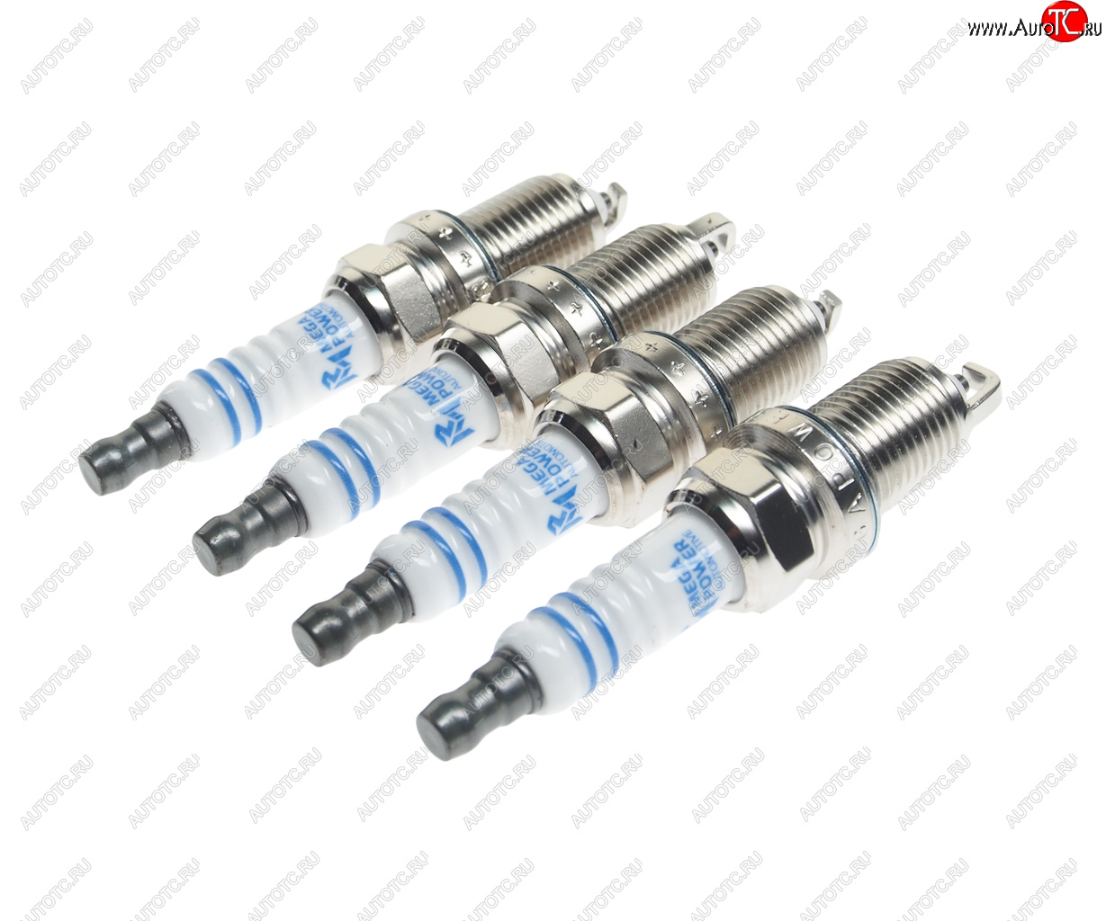 449 р. Свеча зажигания CHEVROLET Aveo (08-) (1.4) HONDA Accord (92-03) (4шт.) MEGAPOWER MEGAPOWER 370-31-105  с доставкой в г. Керчь