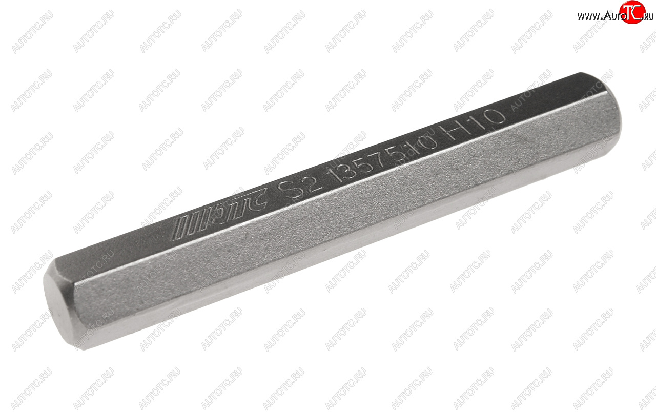 179 р. Бита HEX H10х75мм 10мм 6-ти гранная удлиненная S2 JTC JTC TOOLS CO., LTD jtc-1357510  с доставкой в г. Керчь