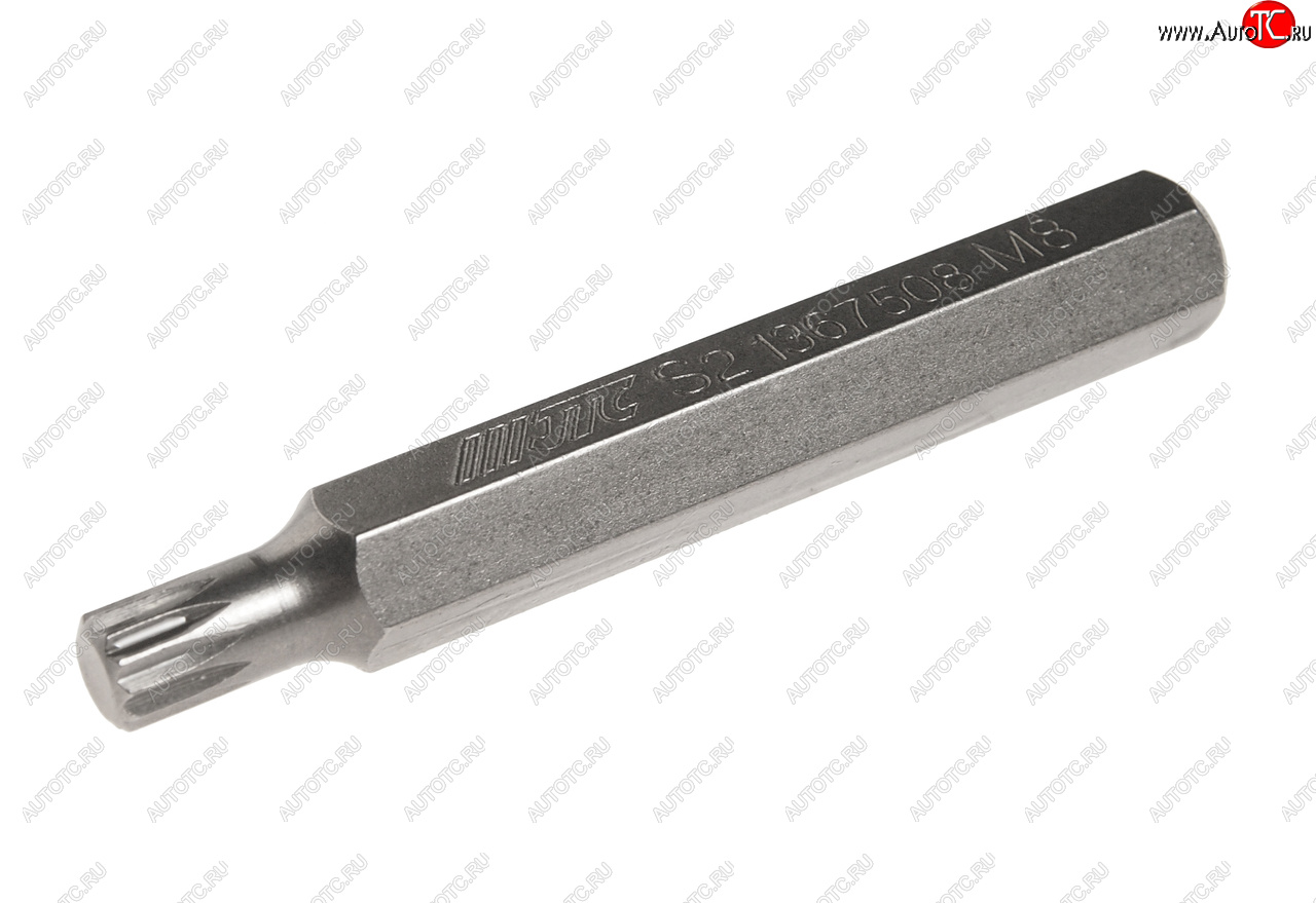 158 р. Бита SPLINE M8х75мм 10мм удлиненная S2 JTC JTC TOOLS CO., LTD jtc-1367508  с доставкой в г. Керчь