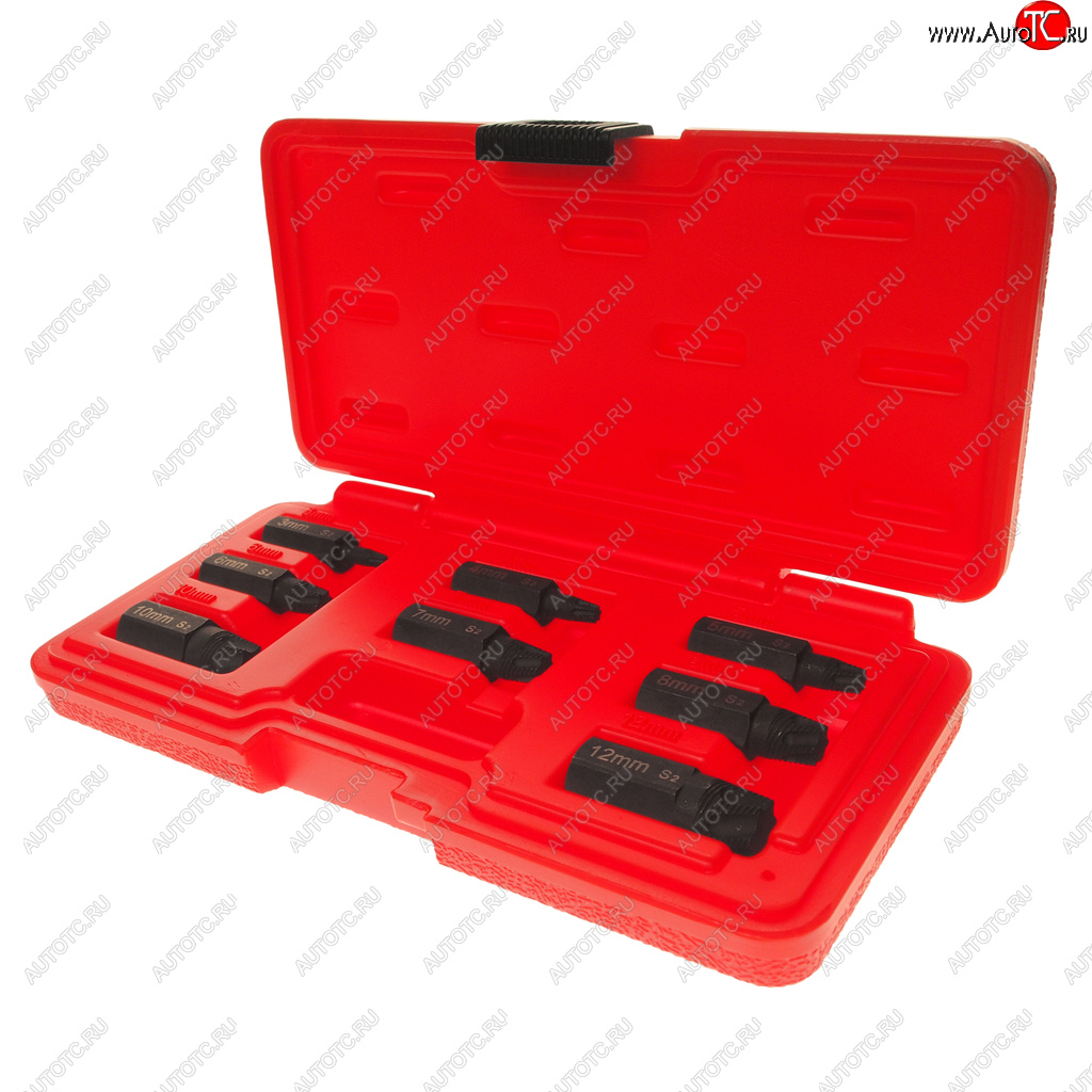 7 449 р. Набор экстракторов 3-12мм 8 предметов в кейсе JTC JTC TOOLS CO., LTD jtc-4453  с доставкой в г. Керчь