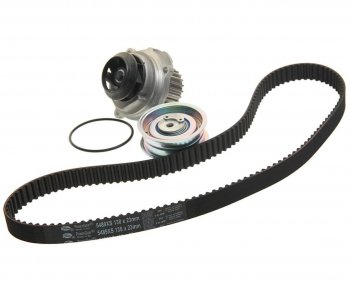 11 749 р. Комплект ГРМ VW AUDI A3 (96-13),A4 (94-08) SKODA Octavia (97-) (1.6) с насосом водяным GATES GATES kp15489xs-1  с доставкой в г. Керчь. Увеличить фотографию 2