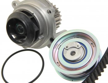 11 749 р. Комплект ГРМ VW AUDI A3 (96-13),A4 (94-08) SKODA Octavia (97-) (1.6) с насосом водяным GATES GATES kp15489xs-1  с доставкой в г. Керчь. Увеличить фотографию 3
