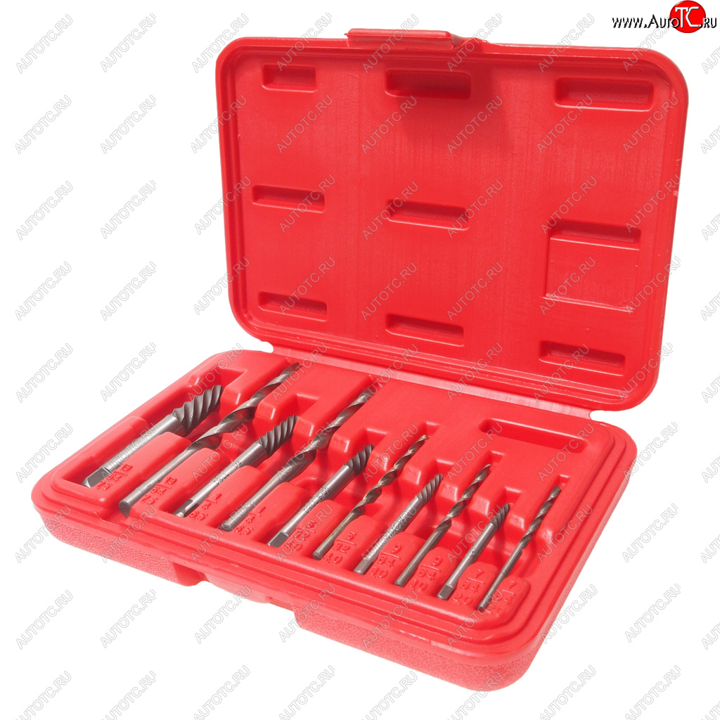 3 399 р. Набор экстракторов и сверл 10 предметов JTC JTC TOOLS CO., LTD jtc-5502  с доставкой в г. Керчь