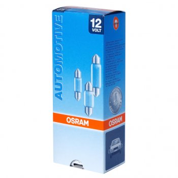 72 р. Лампа 12V C10W SV8.5-8 36мм OSRAM OSRAM 6461  с доставкой в г. Керчь. Увеличить фотографию 1