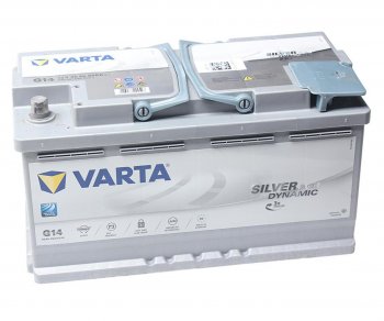 38 749 р. Аккумулятор VARTA Silver Dynamic AGM 95Ач обратная полярность VARTA 6ст95(0) g14 (a5)  с доставкой в г. Керчь. Увеличить фотографию 1