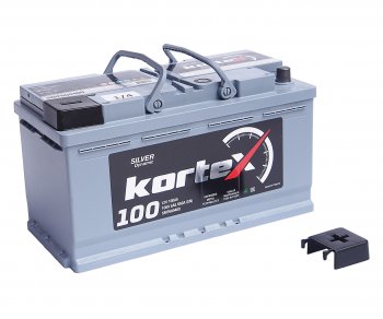 17 299 р. Аккумулятор KORTEX SILVER Dynamic 100Ач обратная полярность KORTEX 6ст100(0) smf600400  с доставкой в г. Керчь. Увеличить фотографию 2