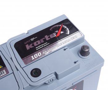 17 299 р. Аккумулятор KORTEX SILVER Dynamic 100Ач обратная полярность KORTEX 6ст100(0) smf600400  с доставкой в г. Керчь. Увеличить фотографию 4