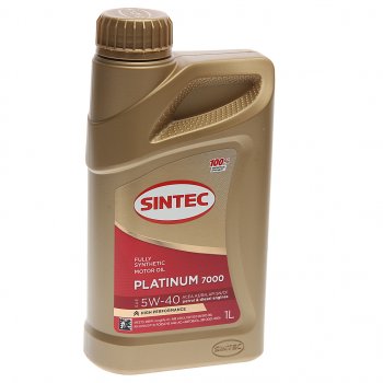 669 р. Масло моторное Platinum 7000 SNCFA3B4 5W40 синт.1л SINTEC SINTEC 600138  с доставкой в г. Керчь. Увеличить фотографию 1