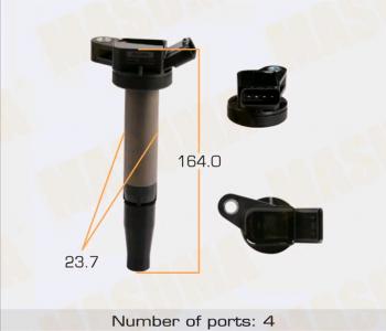 2 899 р. Катушка зажигания TOYOTA Camry (06-) MASUMA MASUMA mic-125  с доставкой в г. Керчь. Увеличить фотографию 1