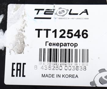 13 899 р. Генератор CHEVROLET Lacetti (03-) (1.41.6 DOHC),Epica (07-),Captiva (07-) (120A) TESLA TECHNICS TESLA TECHNICS tt12546  с доставкой в г. Керчь. Увеличить фотографию 7