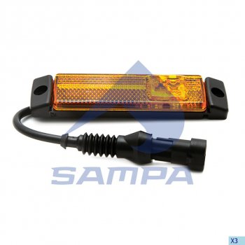869 р. Плафон DAF CF75,85,XF105 освещения двери SAMPA SAMPA 052.308  с доставкой в г. Керчь. Увеличить фотографию 1