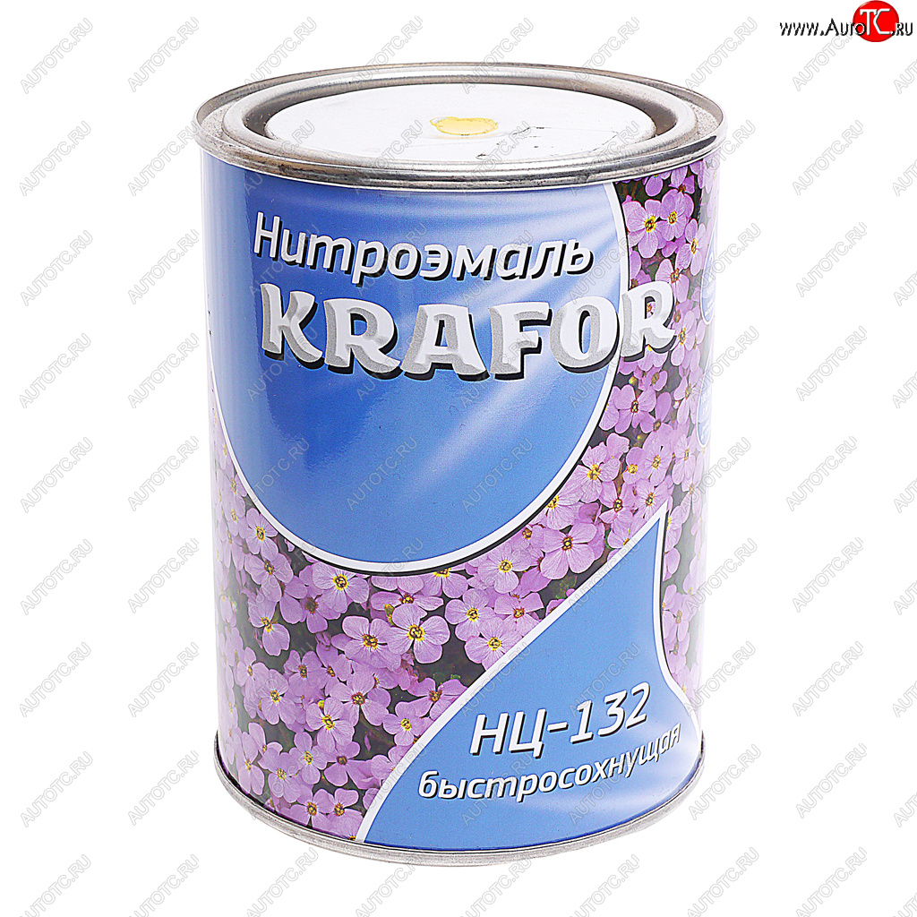 399 р. Краска желтая 700г НЦ-132 KRAFOR KRAFOR 482  с доставкой в г. Керчь