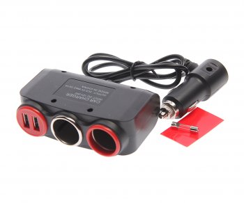 429 р. Разветвитель прикуривателя 2-х гнездовой 12V 2USB XUNNIU XUNNIU no.sk-803  с доставкой в г. Керчь. Увеличить фотографию 2