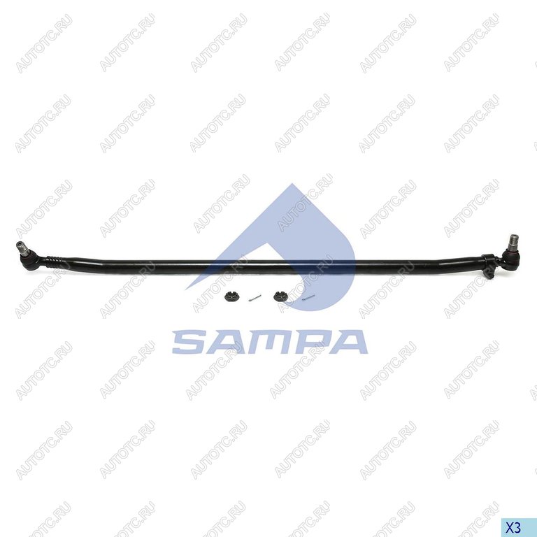 8 499 р. Тяга рулевая MERCEDES Actros поперечная L=1685мм SAMPA SAMPA 097.1039-01  с доставкой в г. Керчь