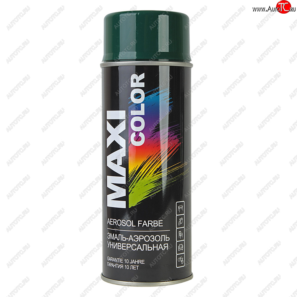 459 р. Краска зеленая темная аэрозоль 400мл MAXI COLOR MAXI COLOR 6005mx  с доставкой в г. Керчь