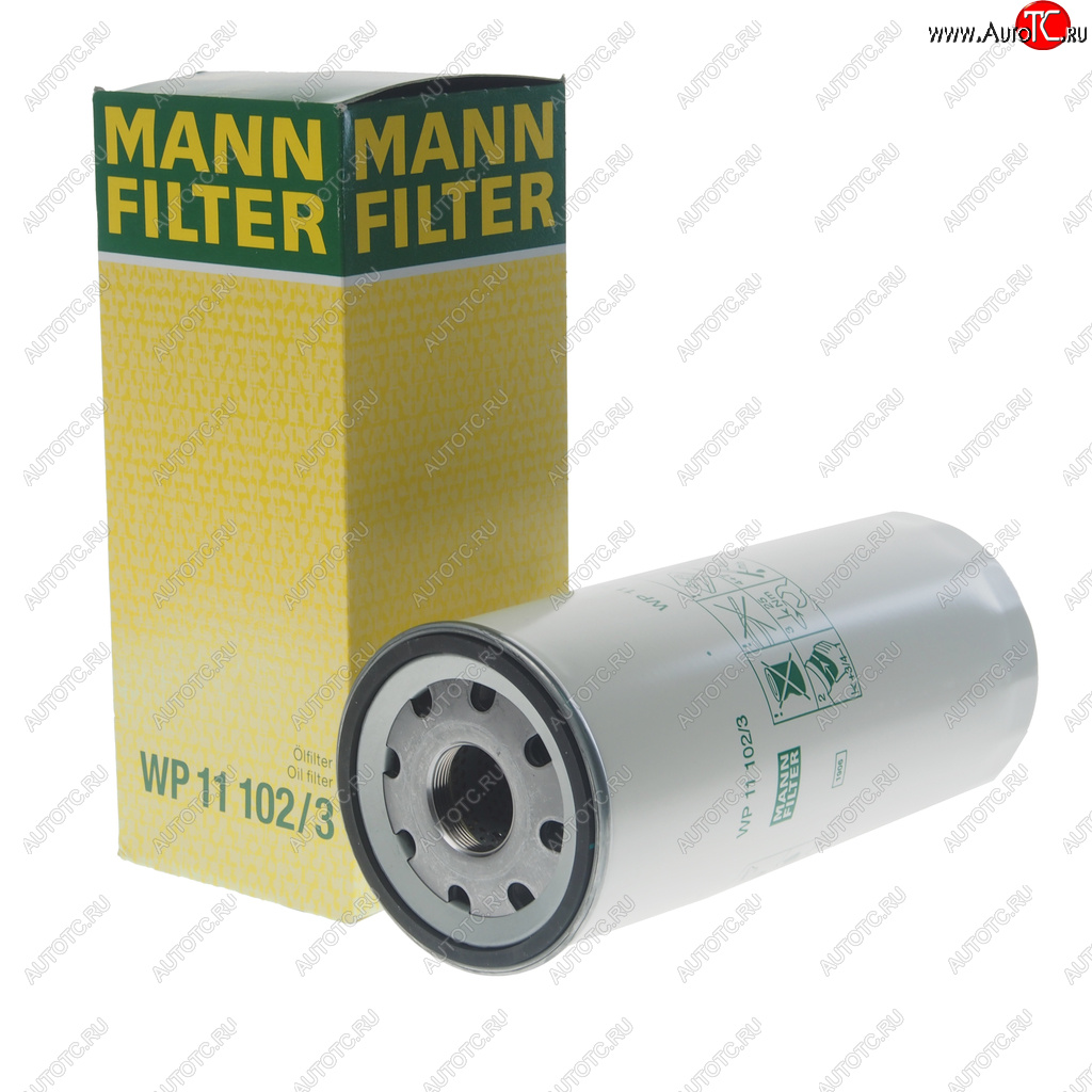 1 779 р. Фильтр масляный VOLVO 6FL,7FL,10FL,12F,12FH,12FL,16FL By-pass MANN MANN wp111023  с доставкой в г. Керчь