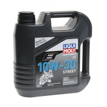 5 299 р. Масло моторное для 4-х тактных двигателей MOTORBIKE 4T STREET 10W30 синт.4л LIQUI MOLY LIQUI MOLY 1688 LIQUI MOLY 1688  с доставкой в г. Керчь. Увеличить фотографию 1