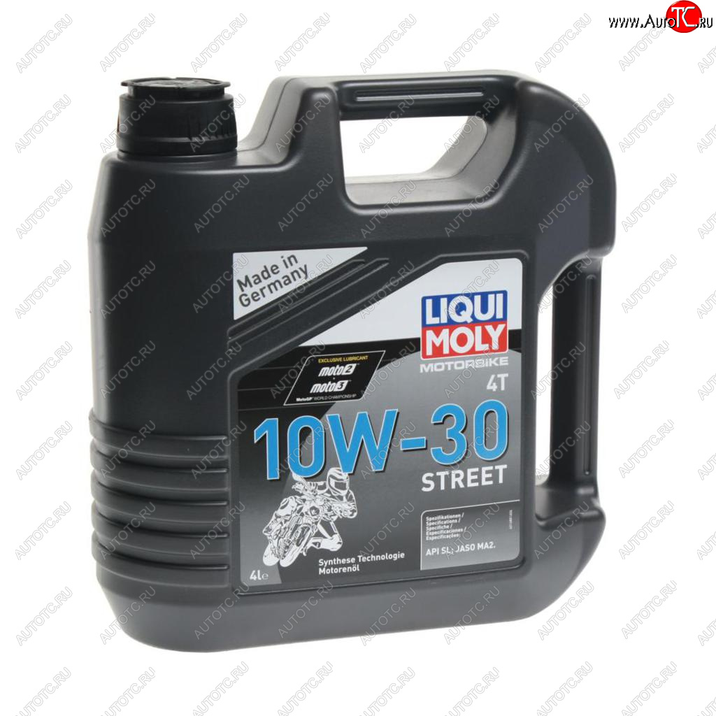 5 299 р. Масло моторное для 4-х тактных двигателей MOTORBIKE 4T STREET 10W30 синт.4л LIQUI MOLY LIQUI MOLY 1688 LIQUI MOLY 1688  с доставкой в г. Керчь