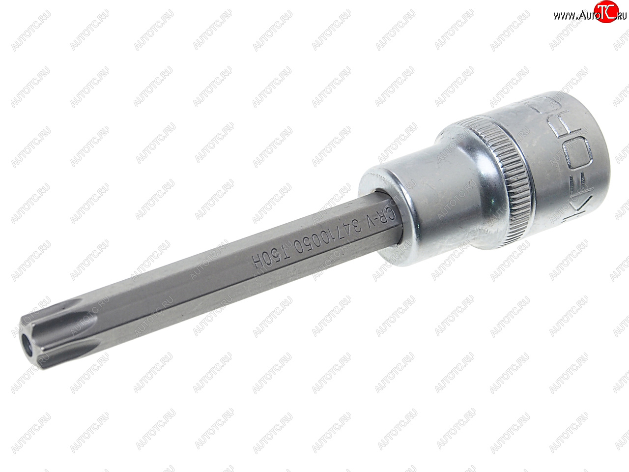 213 р. Бита-головка 12 TORX T50х100мм с отверстием ROCKFORCE ROCKFORCE rf-34710050  с доставкой в г. Керчь