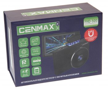 3 699 р. Видеорегистратор CENMAX CENMAX fhd 500  с доставкой в г. Керчь. Увеличить фотографию 3