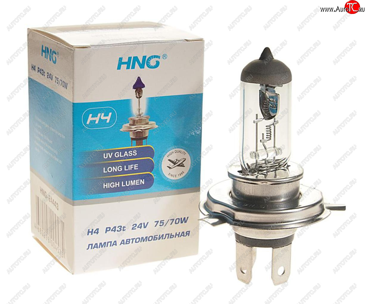 188 р. Лампа 24V H4 7570W P43t-38 Long Life HNG HNG 24443  с доставкой в г. Керчь