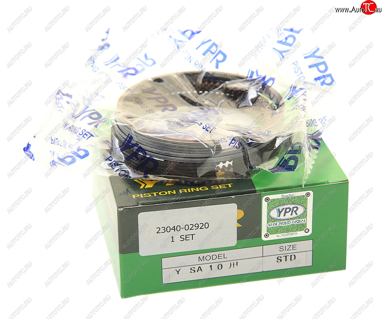 3 699 р. Кольца поршневые KIA Picanto (10-) d+0.00 комплект YPR YPR 23040-02920  с доставкой в г. Керчь