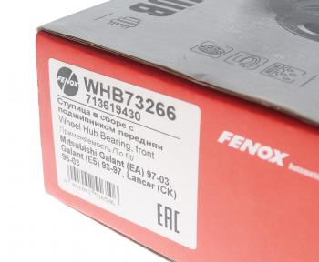 3 399 р. Ступица MITSUBISHI Galant (92-00) передняя с подшипником FENOX FENOX whb73266  с доставкой в г. Керчь. Увеличить фотографию 3