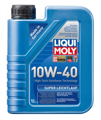 1 539 р. Масло моторное SUPER LEICHTLAUF 10W40 псинт.1л LIQUI MOLY LIQUI MOLY 9503  с доставкой в г. Керчь. Увеличить фотографию 1