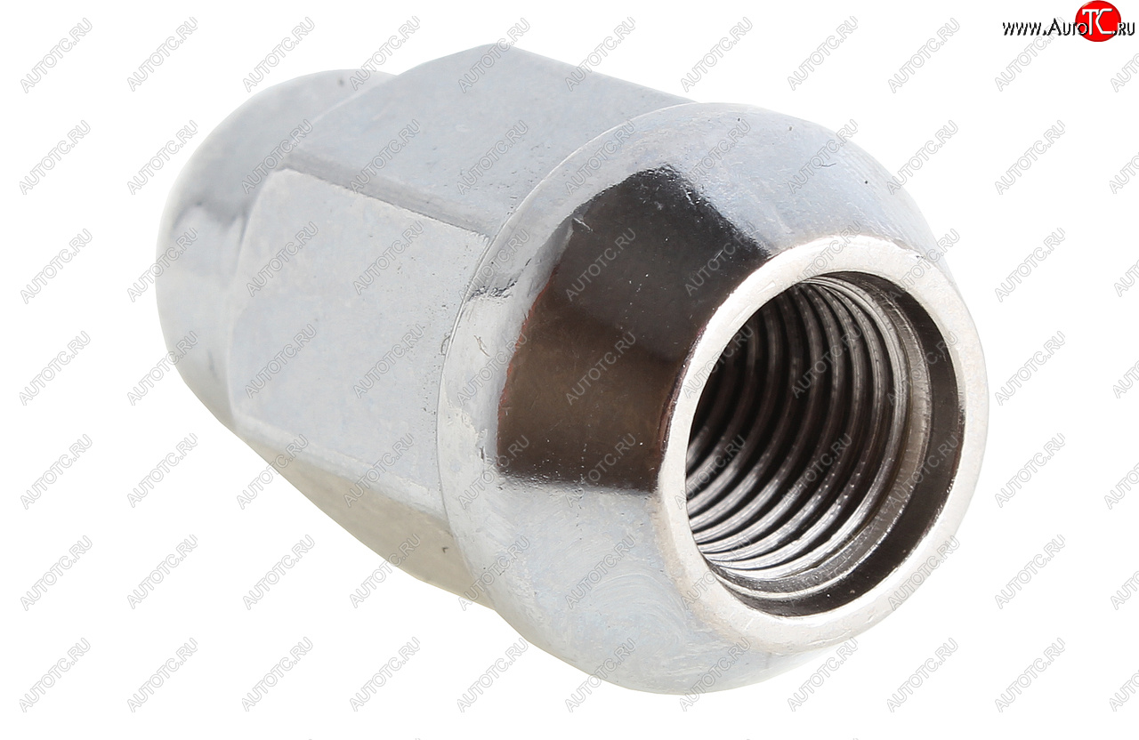 74 р. Гайка колеса М12х1.25х35 конус закрытая ключ 19мм хром RACING RACING 101012  с доставкой в г. Керчь