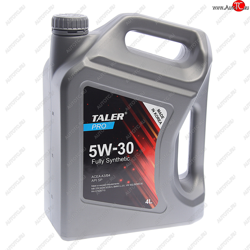 4 399 р. Масло моторное PRO A3B4 5W30 синт.4л TALER TALER 700420  с доставкой в г. Керчь