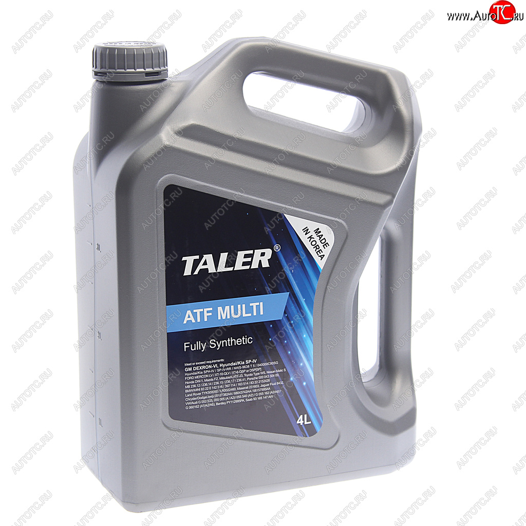 3 399 р. Масло трансмиссионное ATF MULTI синт.4л TALER TALER 500417  с доставкой в г. Керчь