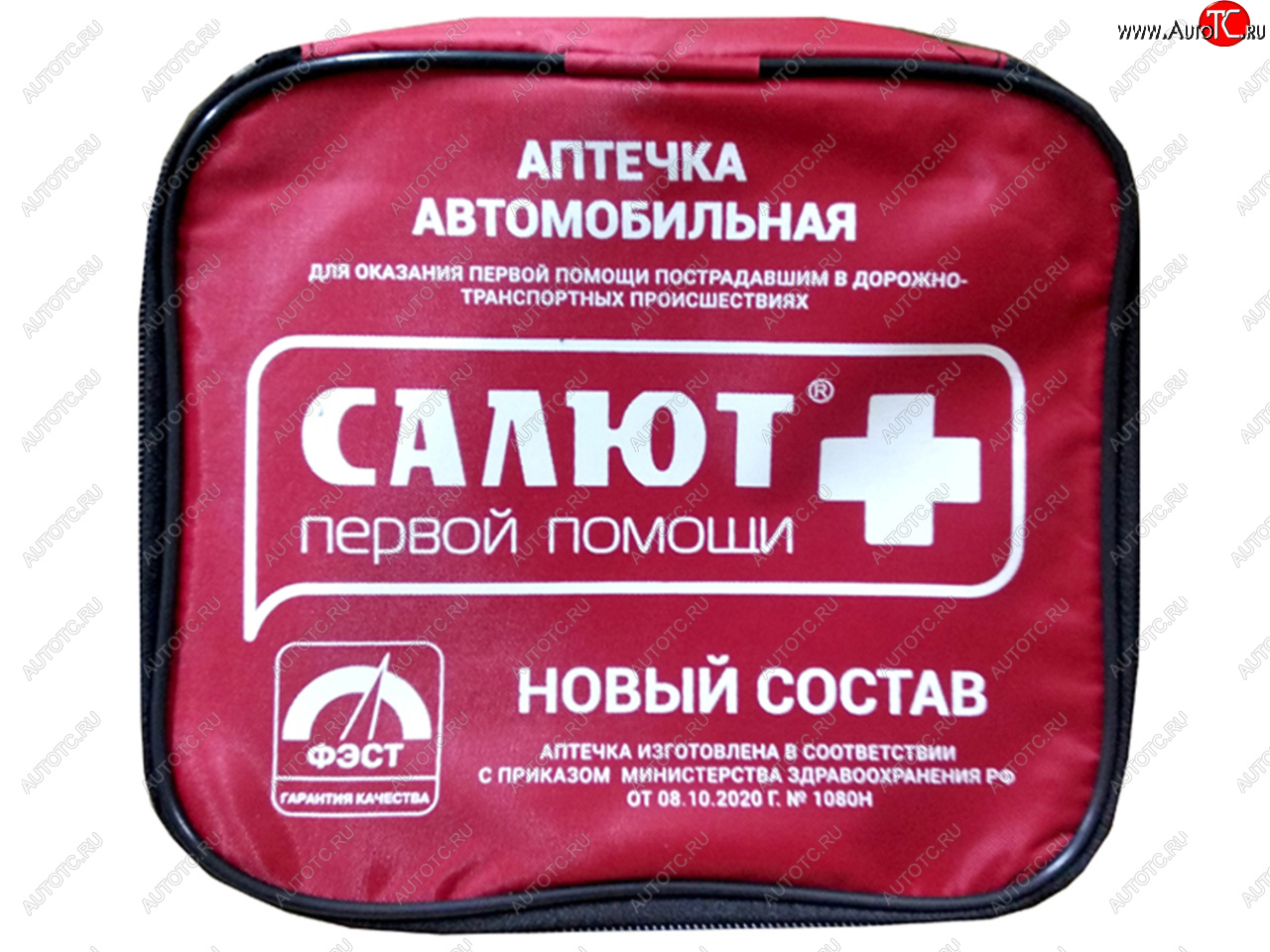 649 р. Аптечка автомобильная САЛЮТ мягкий футляр (Приказ 1080Н) ФЭСТ ФЭСТ 2129  с доставкой в г. Керчь